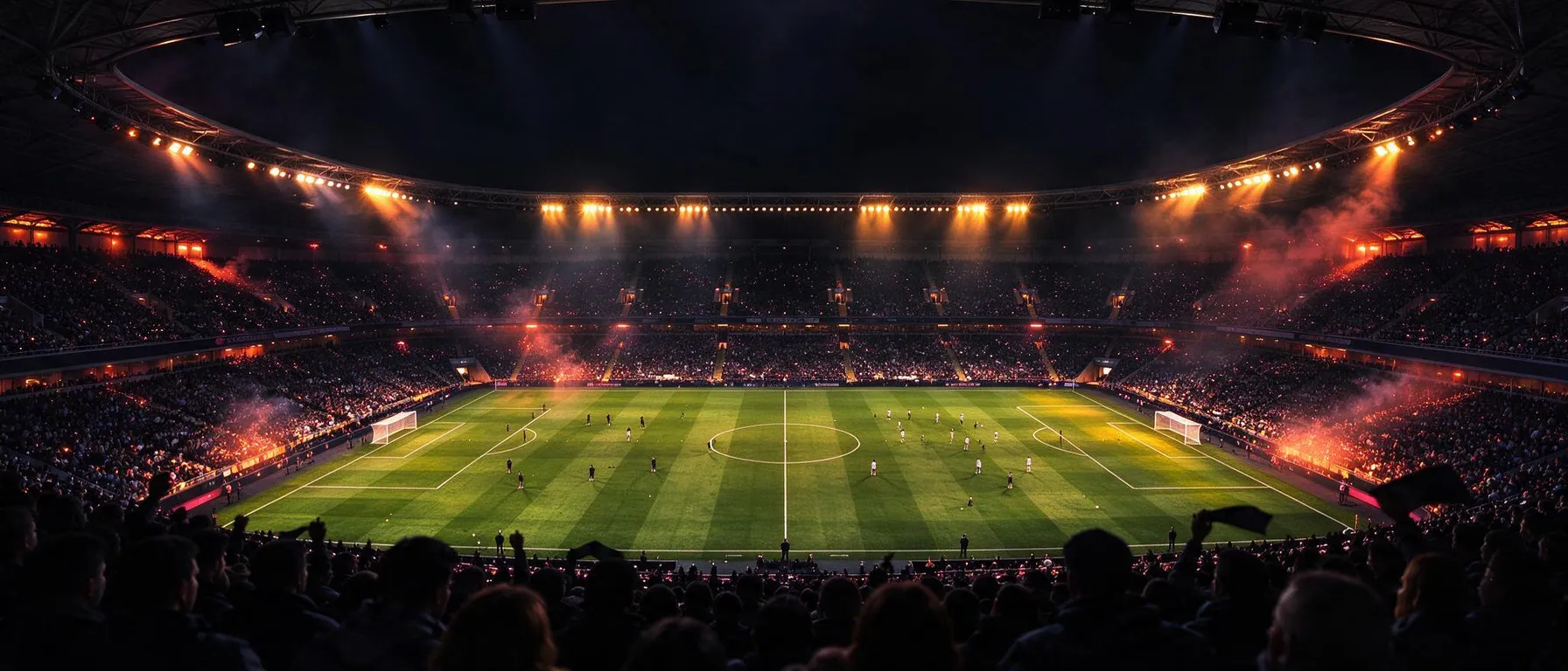 Full-bleed atmospheric backdrop behind the welcome-offer copy: a casino table, live studio or prize scene with quiet, low-detail areas so headline text stays readable; never slot machines or reels. For sportsbook or sports pages choose the matching sport preset (an empty arena, court or rink).